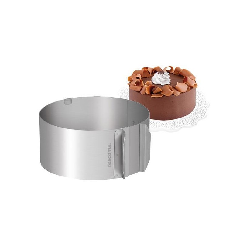 Utensili da cucina Tescoma anello tondo regolabile per torte 623380 Utensili da cucina Tescoma anello tondo regolabile per torte 623380
