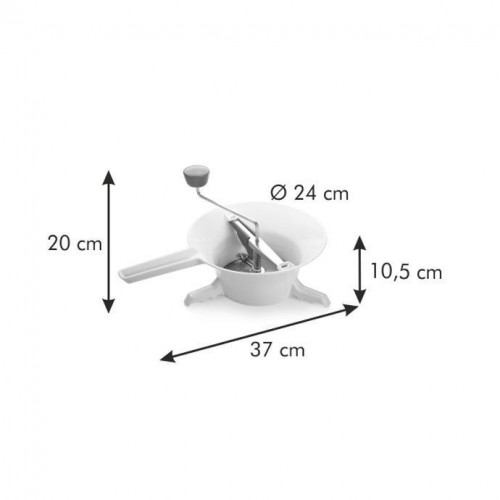 Utensili da cucina Tescoma passaverdure handy 643578 due dischi acciaio inox