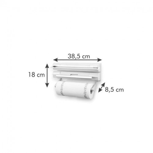 Utensili da cucina Tescoma porta rotoli 3 in 1 onwall 899720