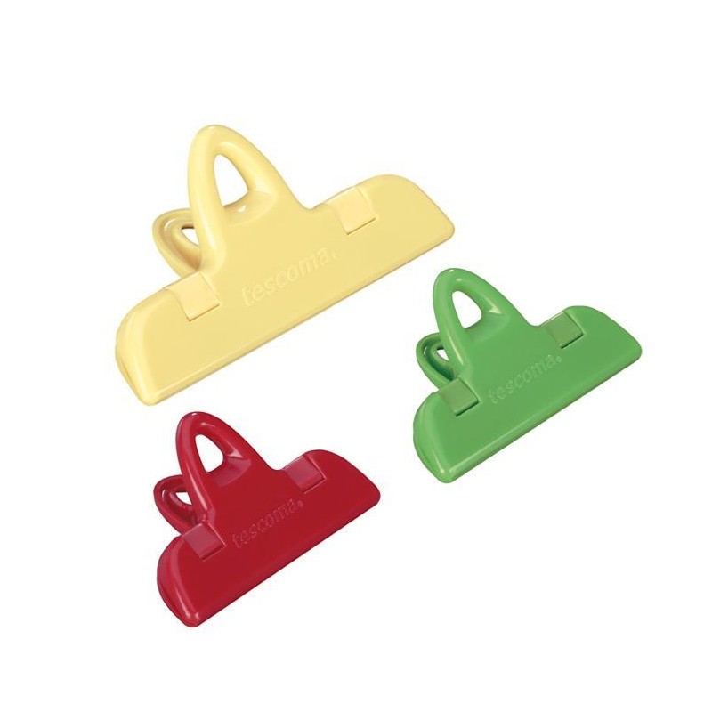 Utensili da cucina Tescoma set 3 clip per sacchetti 7/11 cm presto 420762 accessori per cucina