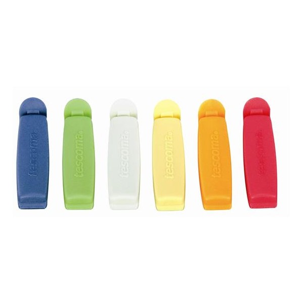 Utensili da cucina Tescoma set 6 clip sacchetti 12 cm 420754 accessori per cucina casa