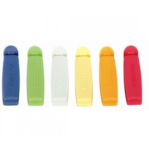 Utensili da cucina Tescoma set 6 clip sacchetti 12 cm 420754 accessori per cucina casa