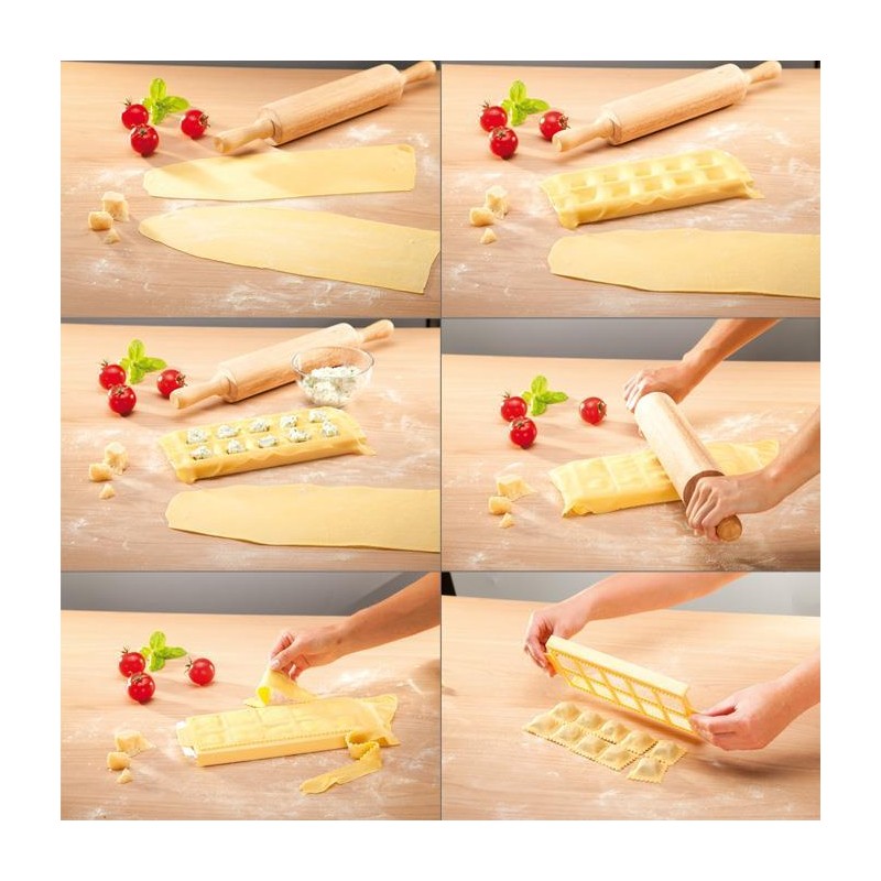 Utensili da cucina Tescoma stampo per 10 raviolini quadrati delicia 630877 accessori per cucina Utensili da cucina Tescoma stampo per 10 raviolini quadrati delicia 630877 accessori per cucina