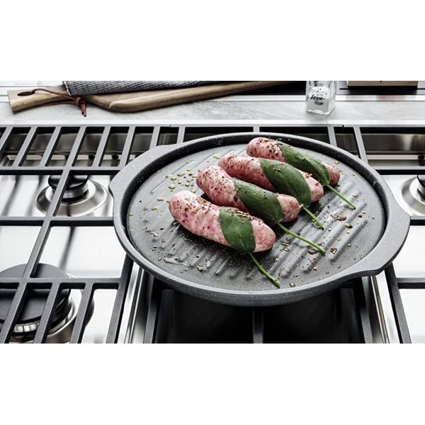 Padelle Tognana grill tondo mythos 33x35 cm marble wi4bq01amnf