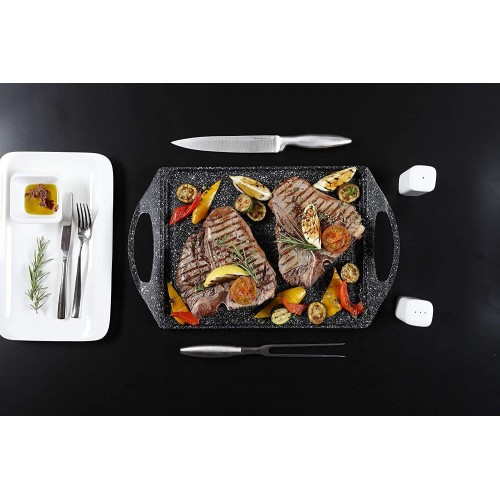 Padelle Tognana sphera grill piastra rettangolare 35x28 ws758pgspha