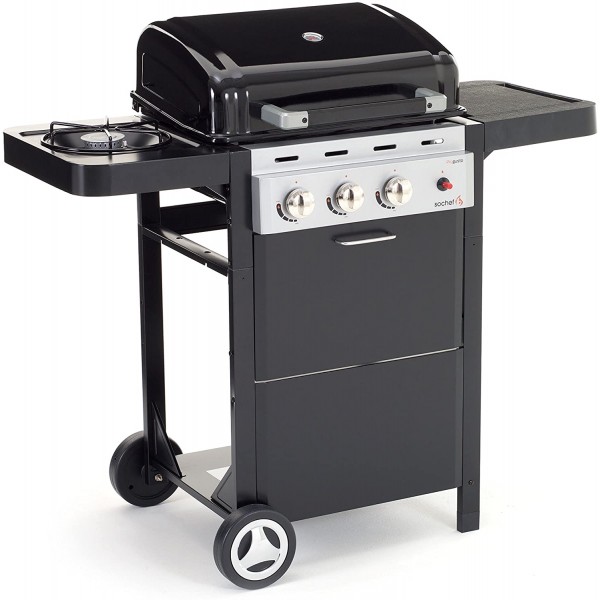 Barbecue a gas Barbecue  bbq piugusto con ruote 100x52x103 acciaio piu'