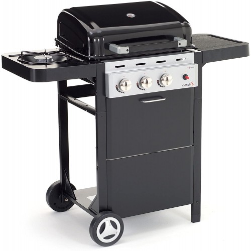 Barbecue a gas Barbecue  bbq piugusto con ruote 100x52x103 acciaio piu'