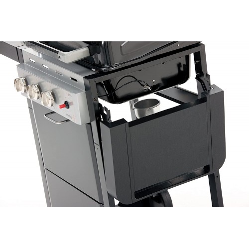 Barbecue a gas Barbecue  bbq piugusto con ruote 100x52x103 acciaio piu'