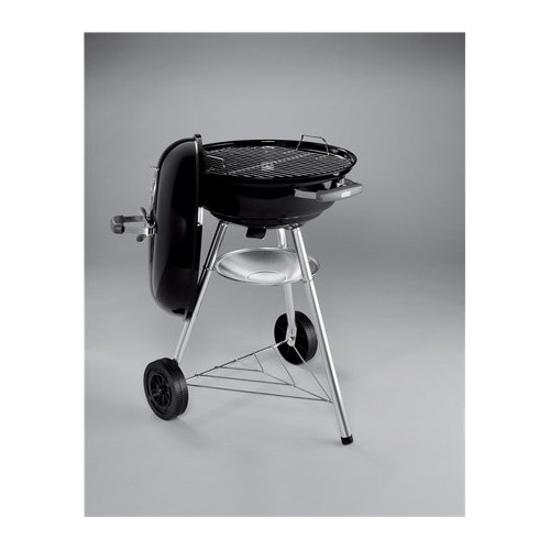 Barbecue a carbone Barbecue a carbonella weber compact kettle sferico diametro cm 47 cm colore nero