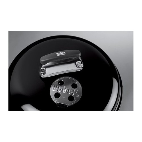 Barbecue a carbone Barbecue a carbonella weber compact kettle sferico diametro cm 47 cm colore nero