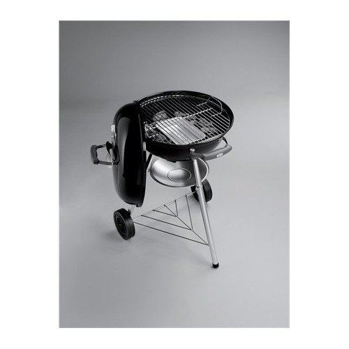Barbecue a carbone Barbecue a carbonella weber compact kettle sferico diametro cm 47 cm colore nero