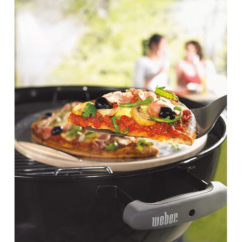 Accessori barbecue Pietra refrattaria per pizza rotonda 36.5 cm