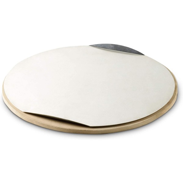 Accessori barbecue Pietra refrattaria per pizza rotonda 36.5 cm