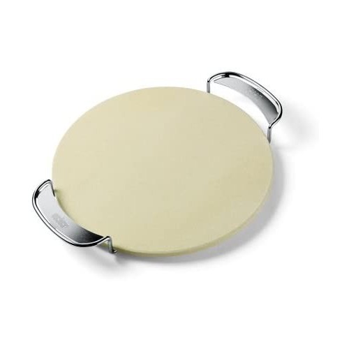 Accessori barbecue Weber pietra refrattaria pizza per barbecue gourmet bbq system col beige 8836