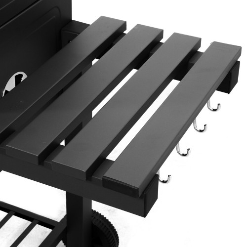 Barbecue a carbone Barbecue bbq carbone carbonella gringo g641415 regolabile ruote ripiano pic nic