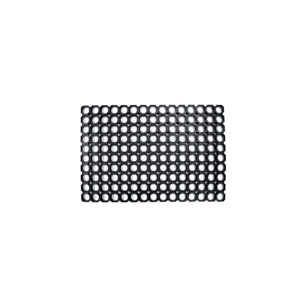 Casalinghi Zerbino robustus componibile pvc nero cm40x70