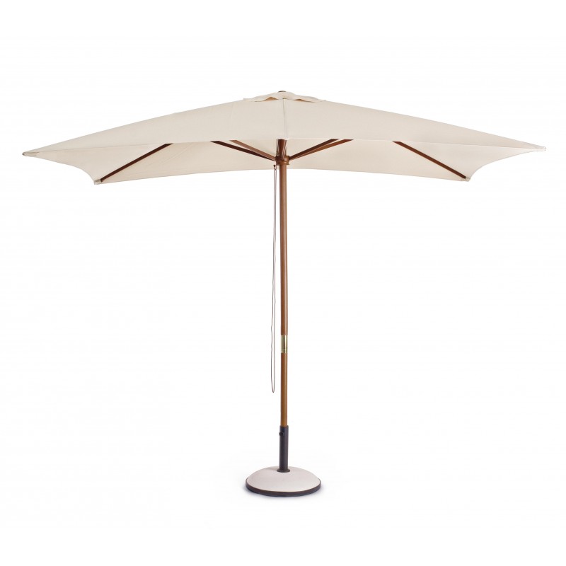 Ombrelloni Ombrellone syros 2x3mt naturale 795423