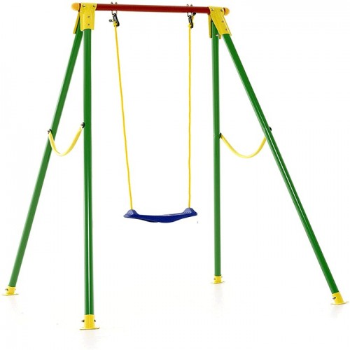 Dondoli da giardino Altalena kiko 1 in metallo gioco bambini da 3 a 10 anni gioco esterno giardino