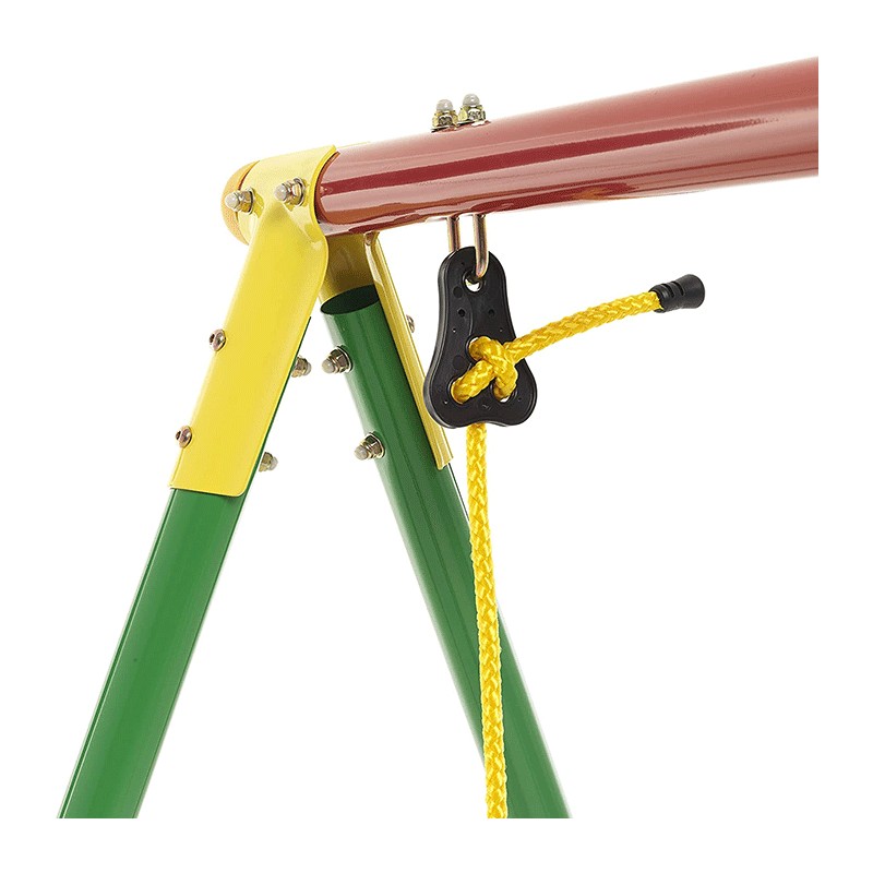 Dondoli da giardino Altalena kiko 1 in metallo gioco bambini da 3 a 10 anni gioco esterno giardino