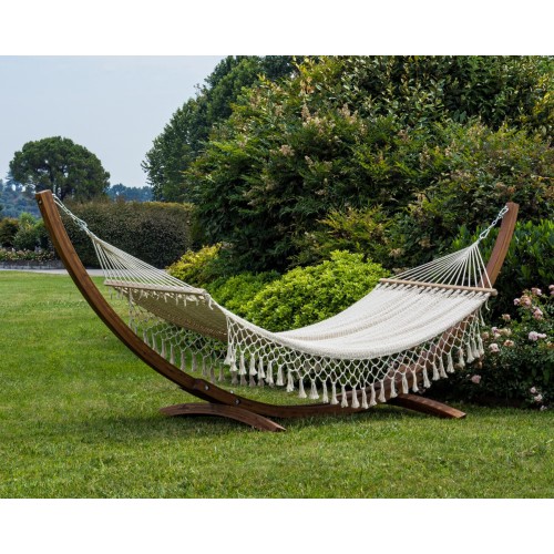 Amache Amaca in corda intrecciata con asta lilia 100x200 792030