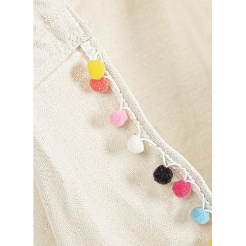 Amache da giardino Amaca pensile in tessuto monoposto pon-pon 792045