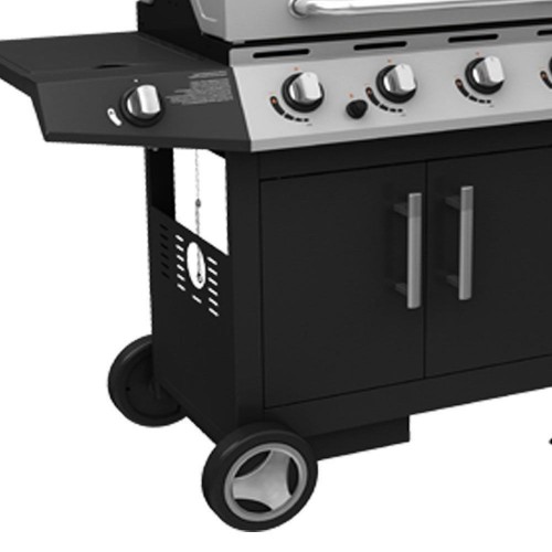 Barbecue a gas Barbecue bbq golosone 4 a gas 17kw 4 bruciatori inox cottura con pietra lavica