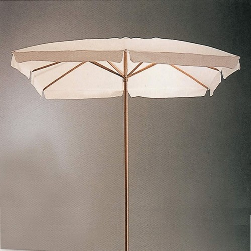 Ombrelloni Ombrellone quadro in legno mt 3x3 telo bianco per arredo esterno giardino casa