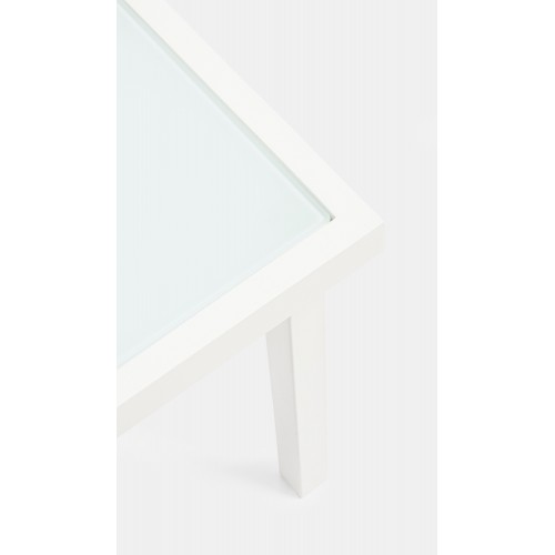 Tavoli da esterno Salotto auri bianco set da 3 pezzi 662992