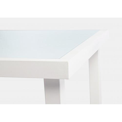 Tavoli da esterno Salotto auri bianco set da 3 pezzi 662992