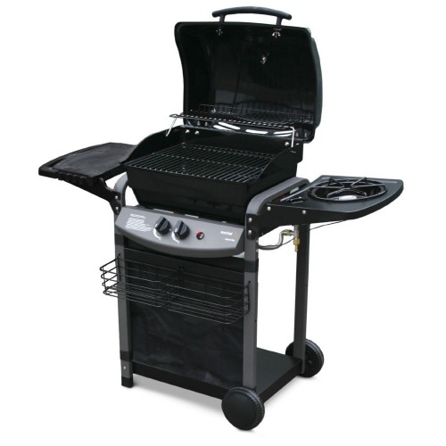 Barbecue a gas Barbecue bbq piu' saporillo gas 2 bruciatori pietra lavica sochef piusaporillo