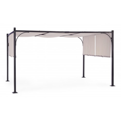 Gazebo Gazebo slide 3x4mt antracite/grigio 795435