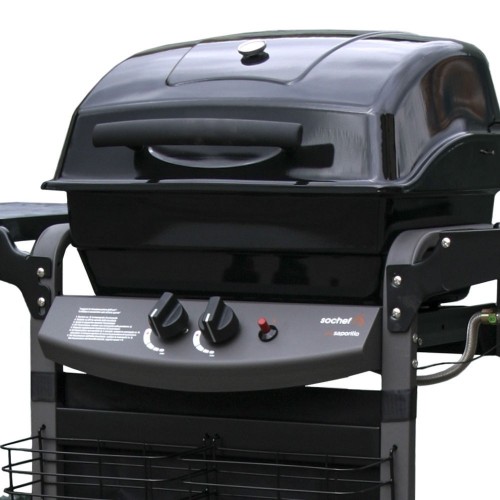 Barbecue a gas Barbecue bbq piu' saporillo gas 2 bruciatori pietra lavica sochef piusaporillo