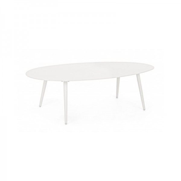 Tavoli da esterno Tavolino ridley 120x75cm bianco 662705