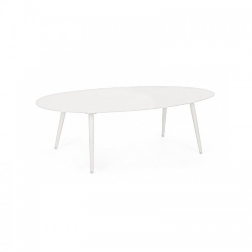 Tavoli da esterno Tavolino ridley 120x75cm bianco 662705