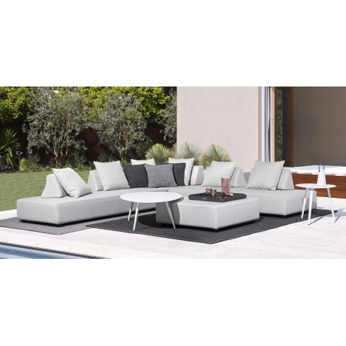 Tavoli da esterno Tavolino ridley ø50cm bianco 662700