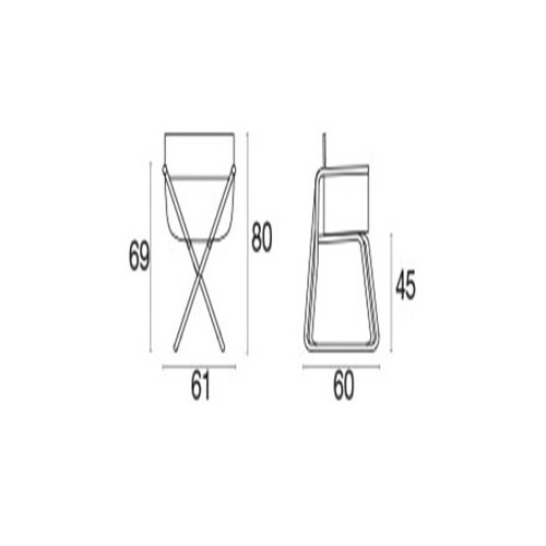 Sedie da esterno Sedia regista da giardino snooze blu 302136130076