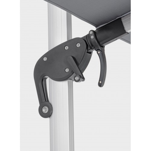 Ombrelloni Ombrellone ines 3x3m grigio scuro 795608