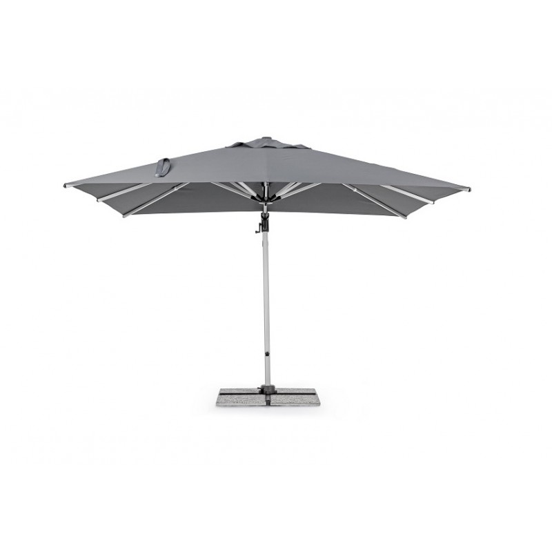 Ombrelloni Ombrellone ines 3x3m grigio scuro 795608