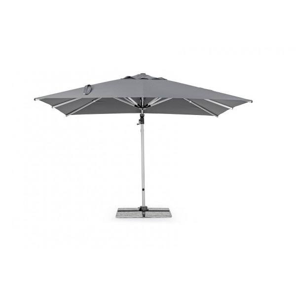 Ombrelloni Ombrellone ines 3x3m grigio scuro 795608