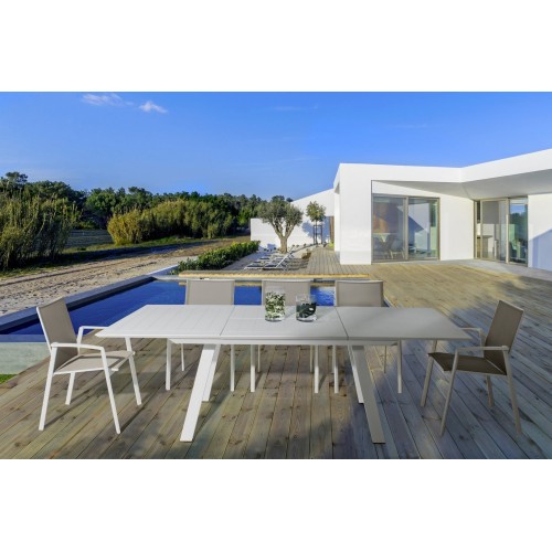 Sedie da giardino Poltrona da giardino cruise bianco 0662229