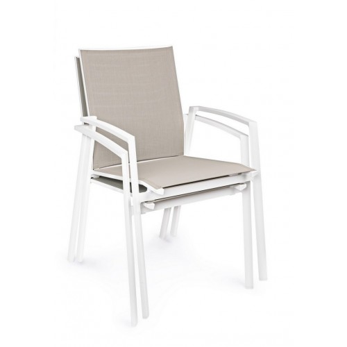 Sedie da giardino Poltrona da giardino cruise bianco 0662229