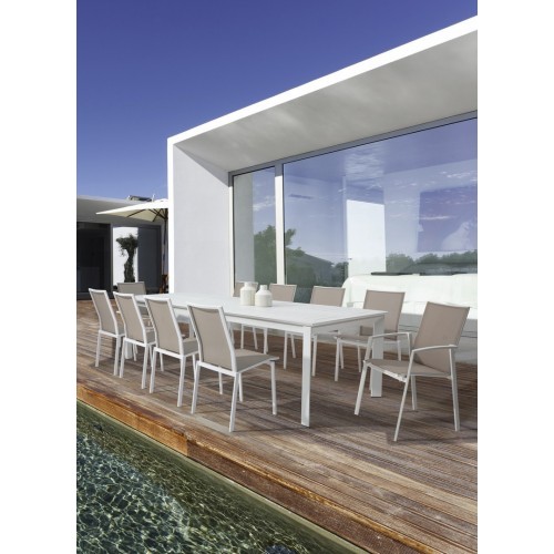 Sedie da giardino Poltrona da giardino cruise bianco 0662229