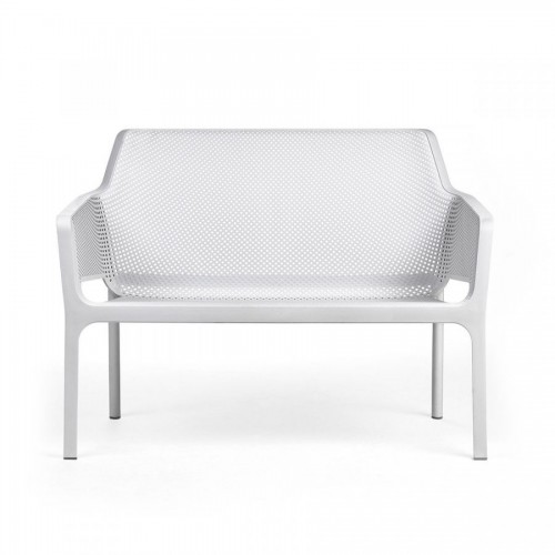Divani da esterno Panchina da giardino net bench bianco 4033800000