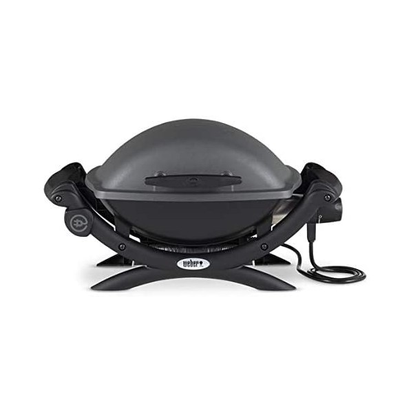 Barbecue elettrico Weber q 1400 dark grey barbecue elettrico