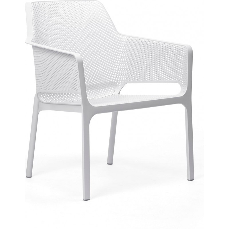 Divani da esterno Poltrona net relax bianco Divani da esterno Poltrona net relax bianco