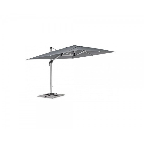 Ombrelloni Ombrellone ines 3x4 grigio scuro 795609