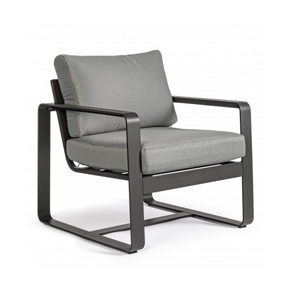 Divani da giardino Poltrona Merrigan Antracite 663109