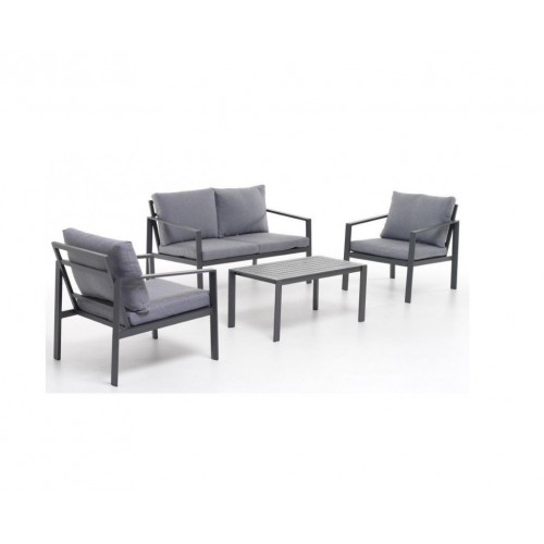 Divani da esterno Salottino atlanta antracite set da 4 pezzi