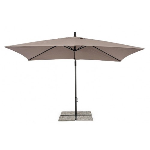 Ombrelloni Ombrellone retrattile texas 2x3mt colore tortora