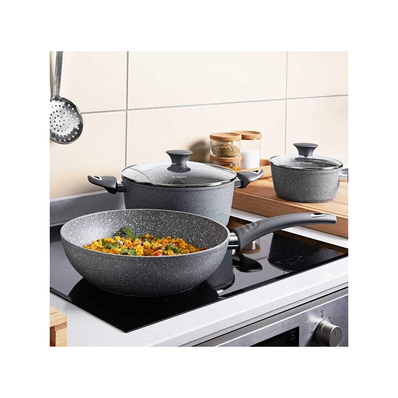 Pentole Casseruola con coperchio cm20 pure roq Pentole Casseruola con coperchio cm20 pure roq